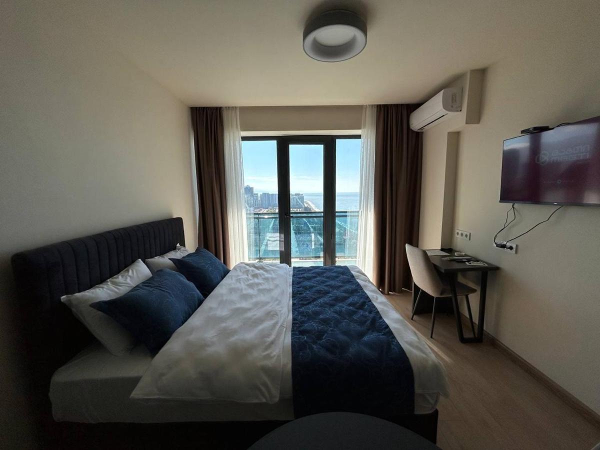 באטומי Студия С Потрясающим Видом На Море В Orbi Beach Tower מראה חיצוני תמונה