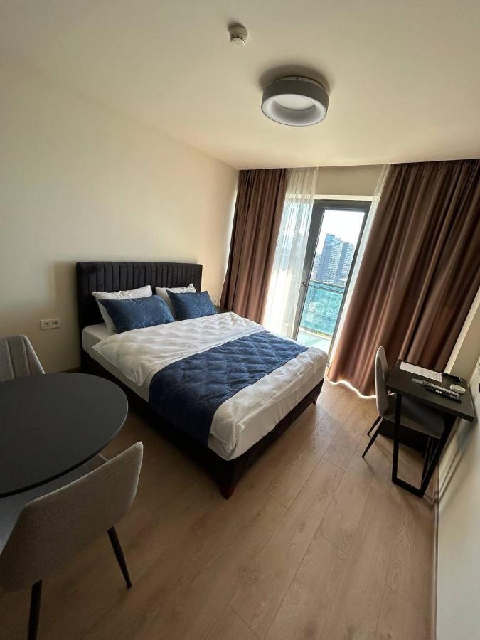 באטומי Студия С Потрясающим Видом На Море В Orbi Beach Tower מראה חיצוני תמונה