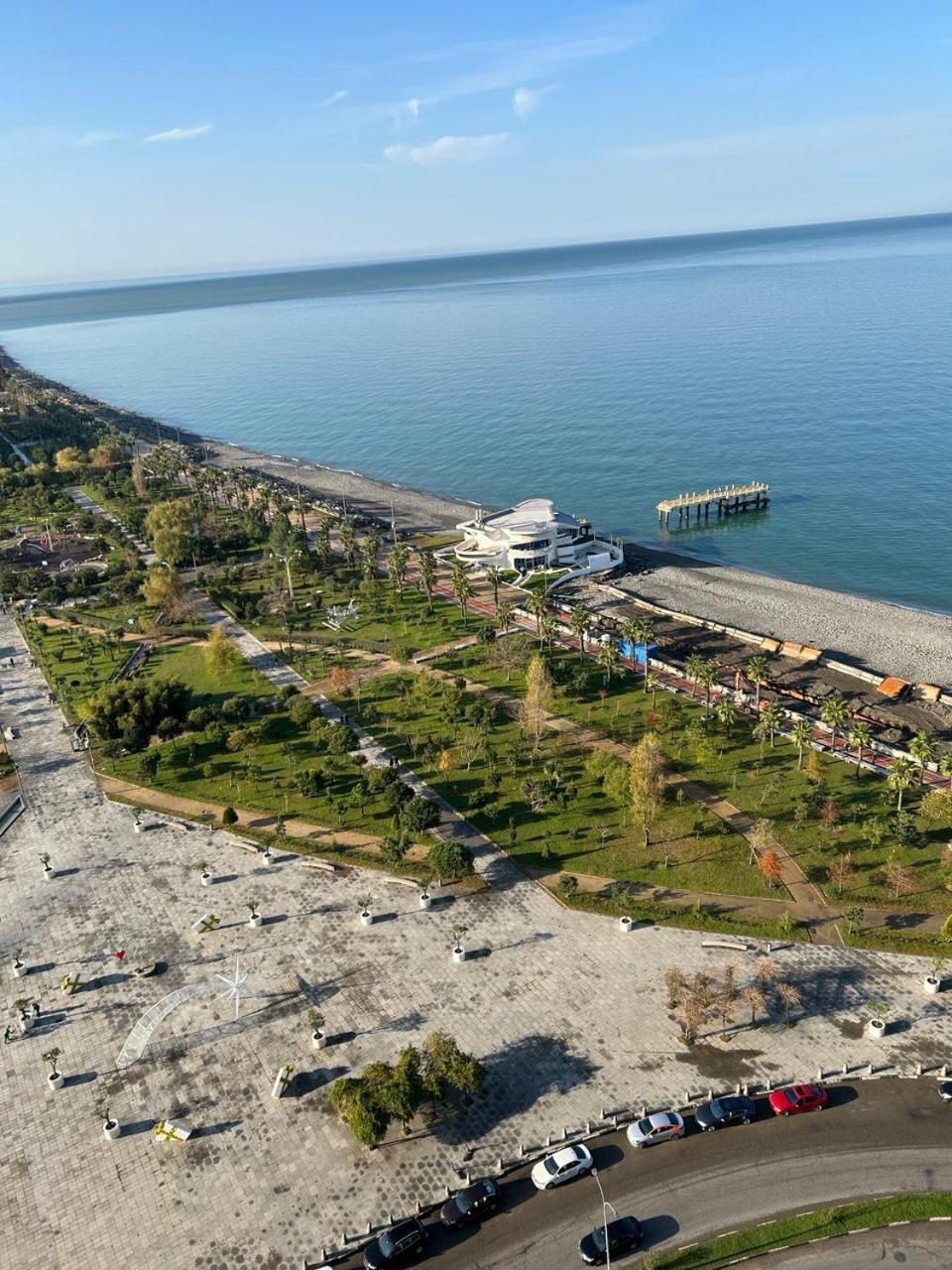 באטומי Студия С Потрясающим Видом На Море В Orbi Beach Tower מראה חיצוני תמונה
