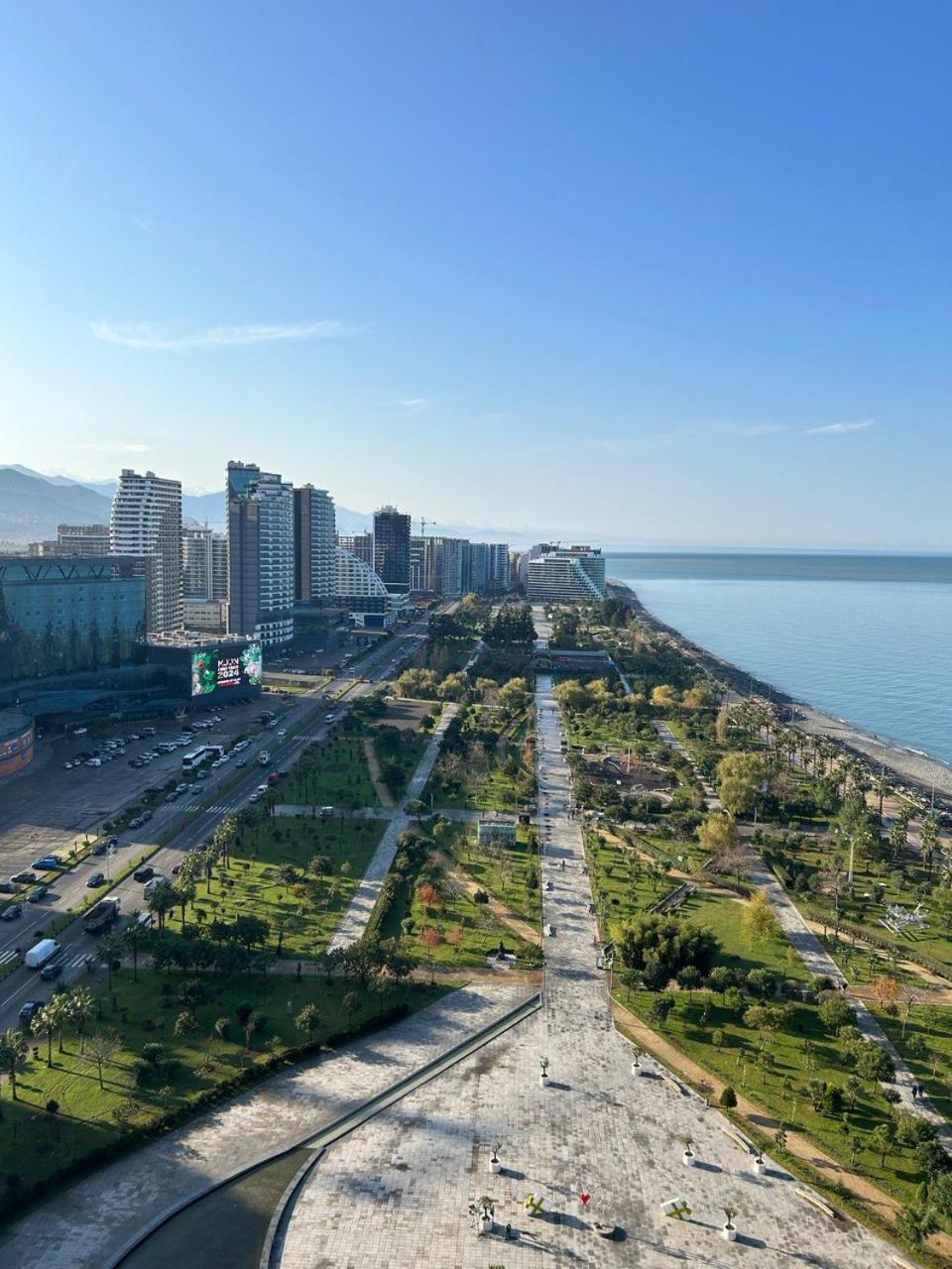 באטומי Студия С Потрясающим Видом На Море В Orbi Beach Tower מראה חיצוני תמונה